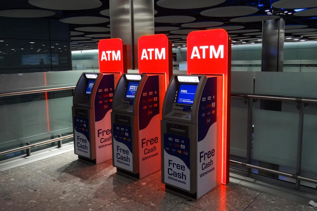 ATM surround signage panels.