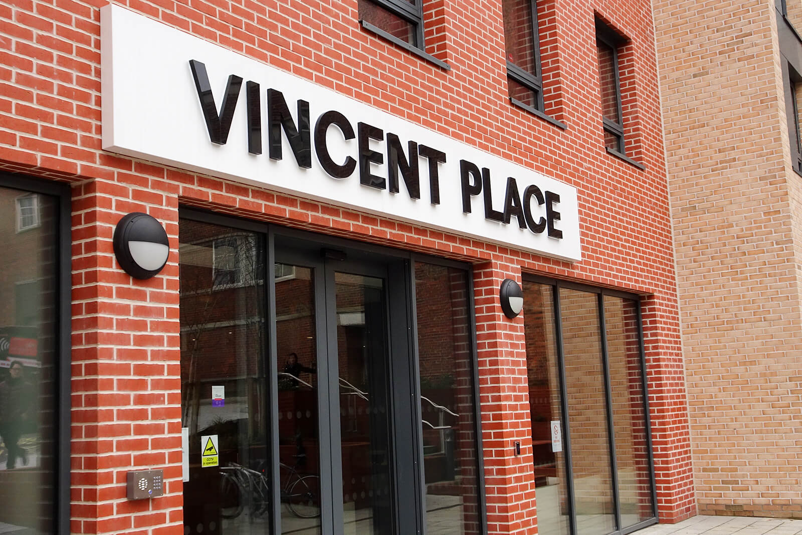 Vincent Place External Building Signage